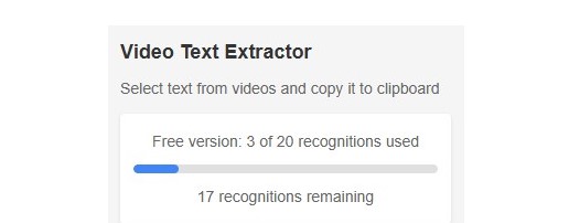 Video Text Extractor Demo